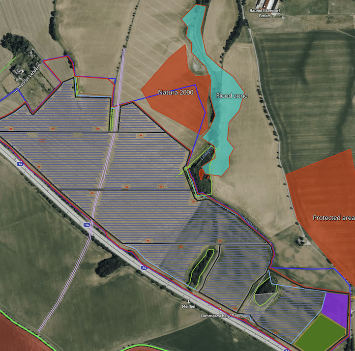 Pre-design and plan solar sites