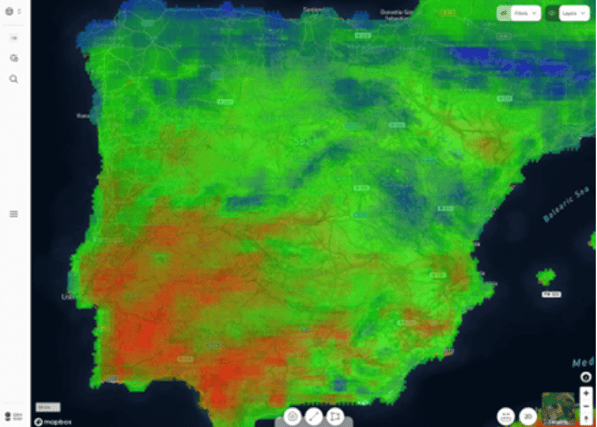 glint solar degragation map